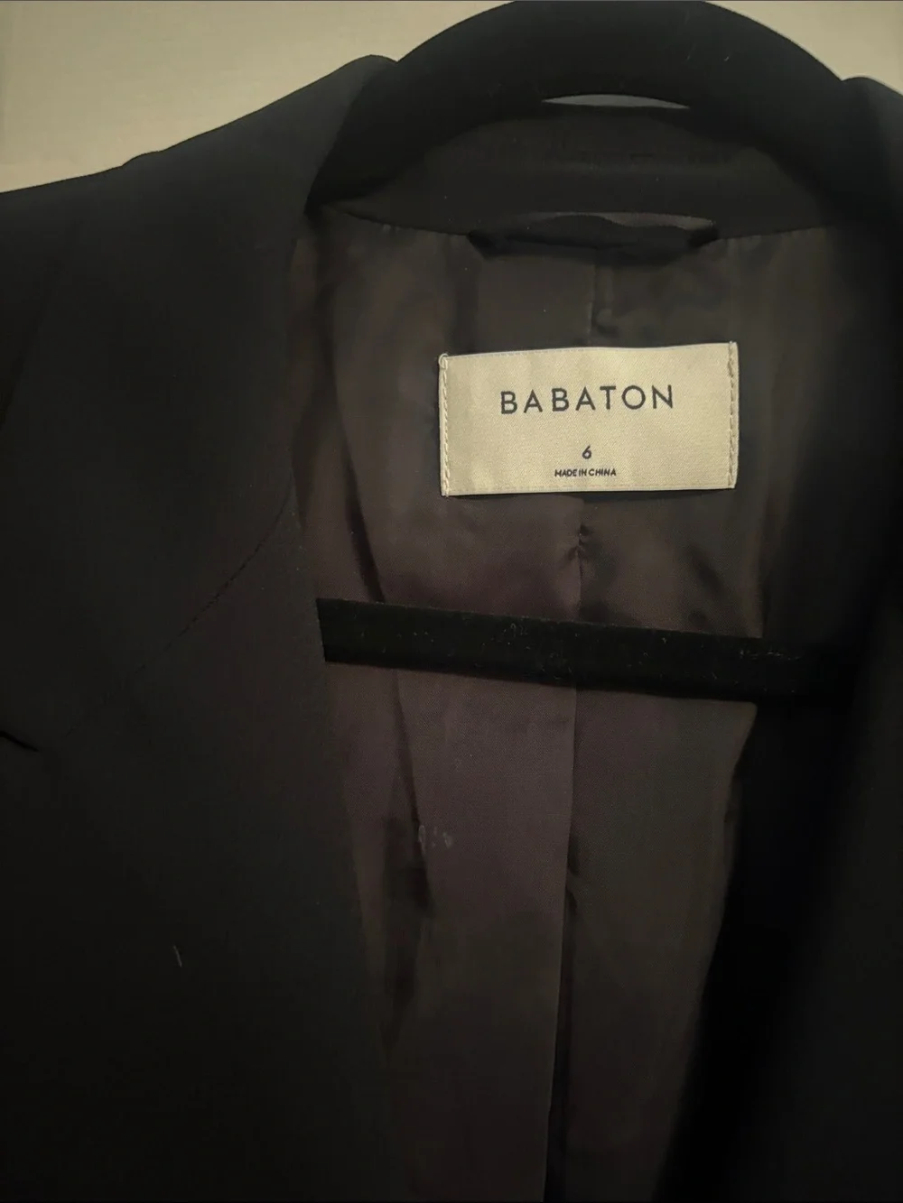 Babaton Black Double-Breasted Blazer Jacket - Picture 2 of 5